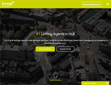 Tablet Screenshot of lime-property.co.uk